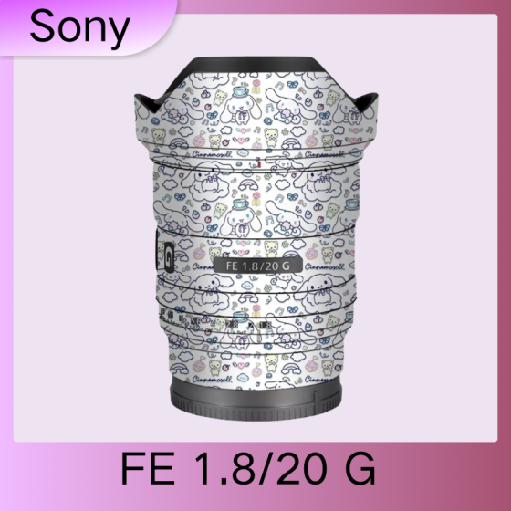 Lentes Sony FE20F1.8 G  - Pele câmera, adesivo câmera - com alta resistência a arranhões, à prova d'água e com design elegante.